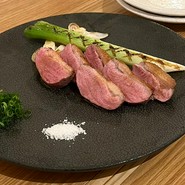 鴨とネギのロースト
