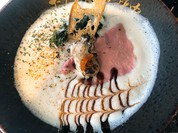 牡蠣ラーメン鯛×豆乳スープ