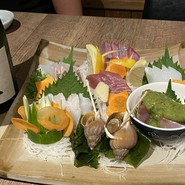 コース刺身盛り