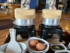 赤鶏のセットについてくる釜飯