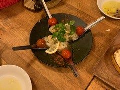 魚介のマリネのワンスプーン盛り