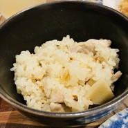 鶏肉とたけのこの炊き込みご飯