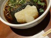 江戸切り 助六そば ぬる燗佐藤