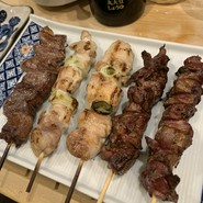鳥レバー、カシラ、ハツ