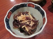 黒きくらげ　おひたし