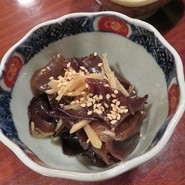 黒きくらげ　おひたし
