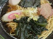 正油と塩で正油ラーメンをチョイス！