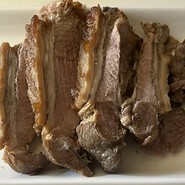 イノシシチャーシュー。地元産。ときどきあります。800円