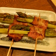 アスパラのベーコン巻き