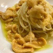 うにのパスタ
