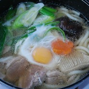 鴨鍋焼きうどん