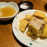 れんこんのはさみ揚げ