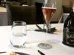 ノンアルコールのロゼが美味しかった。