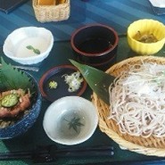 大根そばとねぎとろ丼