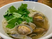 あさりと生海苔のにゅうめん