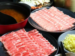 ラム・豚肩ロース食べ放題