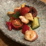 タコの野山椒和え