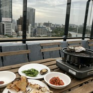 牡蠣肉酒場 天 rooftop terrace