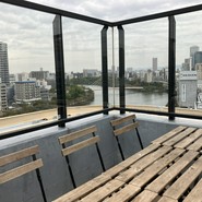 牡蠣肉酒場 天 rooftop terrace