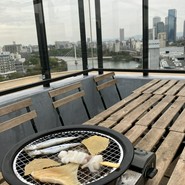 牡蠣肉酒場 天 rooftop terrace