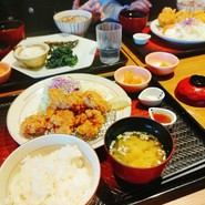 家族で和定食ランチ。#和食レストラン