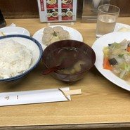八宝菜定食♪