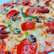 クリスマスだからピザを食べよう！Pizza