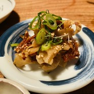 ごぼうとれんこんとドライトマトのきんぴら