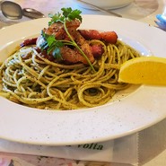 薫りベーコンのペペロンチーノ
