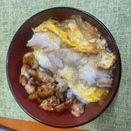 親子丼と鶏もも焼き