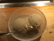 手作り黒糖アイス