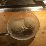 手作り黒糖アイス