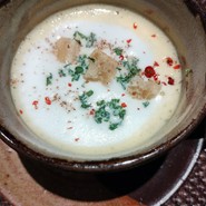 黄金芋（くがにいも）のニョッキとポタージュ