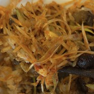 角切りチャーシューと辛ネギが合います！