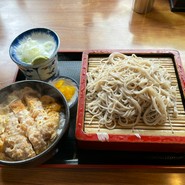 もりそばとミニかつ丼