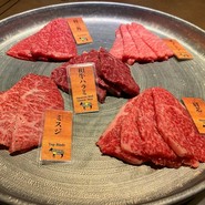 赤身盛り合わせ