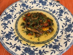 鮑とバターのガーリックシソ焼き