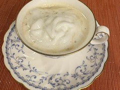 クリとサツマイモのクリームスープ