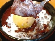 冷やしクリームぜんざい