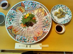 穴子の造り絶品
