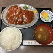 ポークチャップ定食