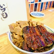 うなぎの蒲の穂焼 牛タン 焼鳥 馬刺し いづも 浅草横町