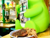 うなぎの蒲の穂焼 牛タン 焼鳥 馬刺し いづも 浅草横町
