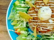 タコライス。ここはハワイアンディッシュのレストラン。Aloha！