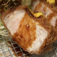 ソースとカラシでいただきます！
