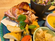 サンドイッチのセット（ランチ）
