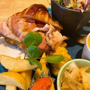 サンドイッチのセット（ランチ）
