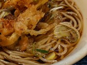 かき揚げそばのシズル感