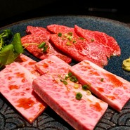 ハラミとカルビ