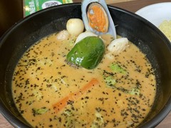 スープは抜群に美味しかったですが、シーフードも野菜もちょっと物足りなかったかな？